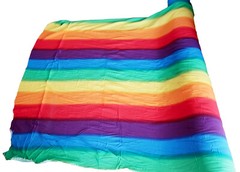 RAINBOW Coloured 140 cm wide Rayon Crafting Sewing Dress Floral Fabric by METER