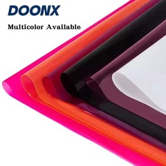 DoonX Clear TPU Film Waterproof Jelly Fabric 450mm Wide 0.1mm Bag Raincoat Diy