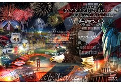 Americana Freedom Ring from Hoffman Quilt Fabric BTY 44″ Wide