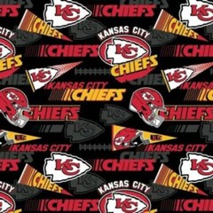 Chiefs Retro Cotton Fabric (1 yard)