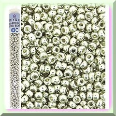Silver Seed Beads 8/0 3mm 22g