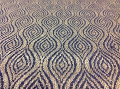 Lee Jofa Mulberry Woven Geometric Fabric Haslam Midnight Blue 1.08 yd FD665.F109