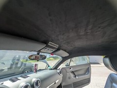 Black Suede Headlining Stretch Spandex Material for Car Auto Headliner & Trim