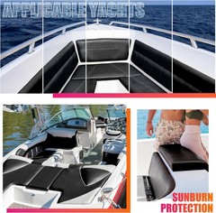 Marine Vinyl Upholstery Faux Leather 54″x36″ Waterproof DIY Boat Car Sofa