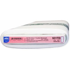 931TD Fabric Interfacing White 20″ x 10 Yards by the Bolt – Lightweight Sewing S