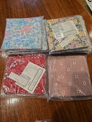 12 Pack Lot Of 24 6 ” Inch Patchwork Quilting Squares