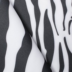 Ottertex® Waterproof Canvas Zebra Print Polyester PVC Abrasion Resistant Fabric