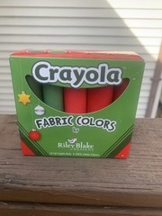 Crayola Fabric Colors by Riley Blake Christmas Solids Fat Quarters, 10 pcs NIB