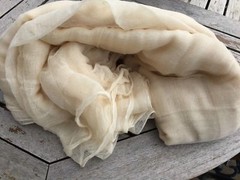 100% COTTON SCRIM GAUZE NATURAL CREAM FABRIC 48″ WIDE (122 cm)