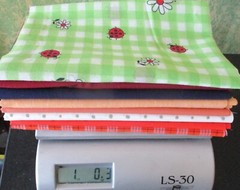 8 Half Yards fabric bundle assorted Mix color , slow stitching quilting crafts