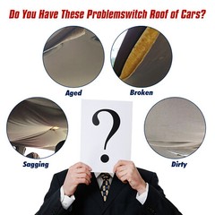 Suede Headliner Fabric Materials Foam Backing Car Auto Ceiling Liner Roof Cabin