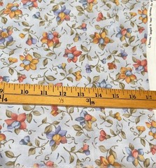 Charms Benartex Fabric Blue Multi Floral Quilting Cotton 2-1/3 yards 42″ Wide