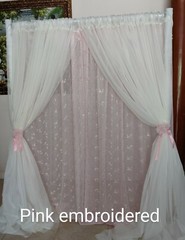 Voile by the yard 116″ wide, 20 colors, wedding arbor decoration fabric.