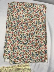 Large Lot Vintage Floral Fabric Pieces Scraps 3 Pounds Tiny Flowers 90’s