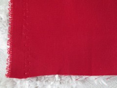 4939. SOLID RED Synthetic LINING-WEIGHT FABRIC – 45″ x 5/8 yd.