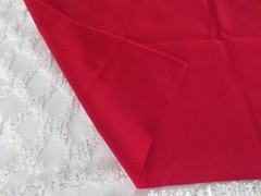 4939. SOLID RED Synthetic LINING-WEIGHT FABRIC – 45″ x 5/8 yd.