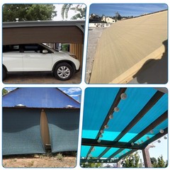 Shade Cloth Fabric Roll Green Privacy Fence Screen UV Block Garden Shelter Cover