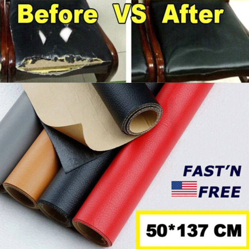 Continuous Marine Vinyl Fabric Faux Leather Auto Upholstery By the Yard 20*54in