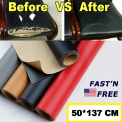 Continuous Marine Vinyl Fabric Faux Leather Auto Upholstery By the Yard 20*54in