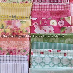 Floral & Patriotic Fat 1/4’s By Riley Blake, $3.99 Ships Any Amount Of Fabric.