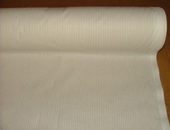 Cotton Curtain Lining Fabric FRENCH PINSTRIPE TAUPE Sold By The Metre