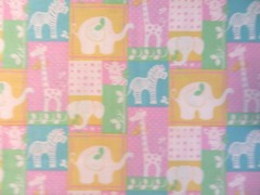 Bolt Of Fabric 8 Yards Nursey Cotton Small Animals 100% Cotton 44 Inch Fabric