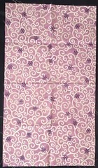Red Purple Green Fabric Lot 9 PCs See Description & Pics for Sizes & Patterns