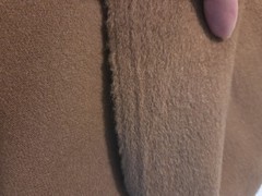 WOOL/MOHAIR BLEND Fabric/Textiles Brown/Sewing/Craft/Home Dec/Felting 1yd/58″