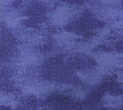 Blue Cotton Light Glittery Fabric 1.5 Yards Blank Textiles 44 in. Wide