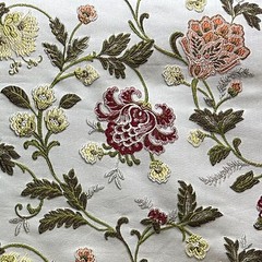 Woven Jacquard Floral Fabric, 54″ Wide for Upholstery Window Craft, Sold by Yard