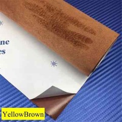 Self Adhesive Faux Suede Fabric Wrap Film Sticker Stretch DIY Car Interior Craft