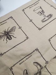 French General Fabric Linen Cotton Blend Maison de Garance 24″ X 26″ Sew PANEL