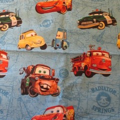 Disney Pixar Cars Cotton Fabric Springs Creative Lightning McQueen Mater BTYx 44