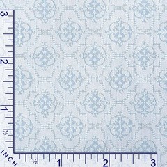 Sky Blue Floral Ceremonial Jacquard Fabric Vintage Luxury Wedding Dress Material