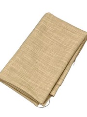 Linen & Cotton Beige Fabric Remnant – 58″L x 36″ Country or Ocean Side Style