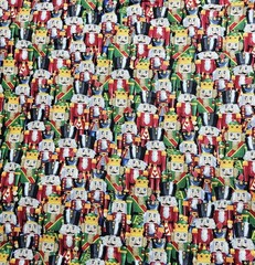 Fabric “Nutcracker Cupboard” Pre-Shrunk Christmas
