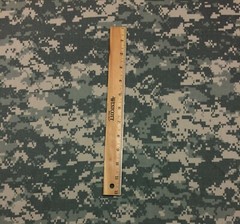 ACU DIGITAL NY/CO TWILL CAMO FABRIC MILITARY APPAREL FLAME RESISTANT FABRIC 66″W