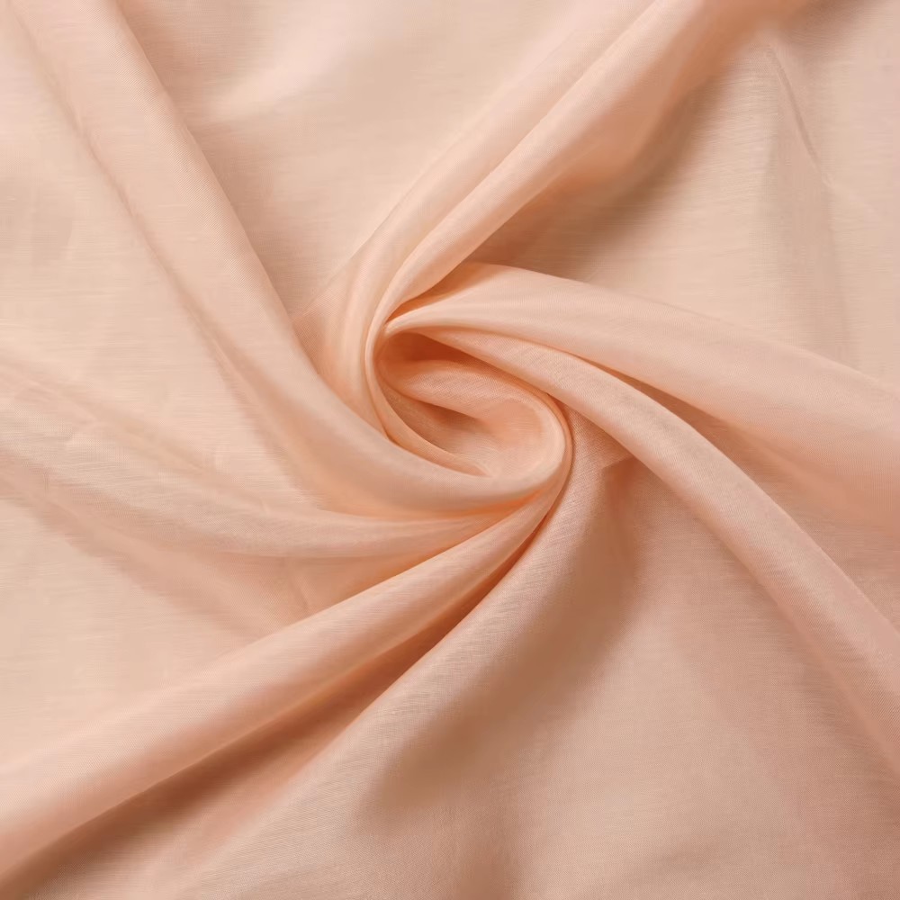 55” Wide By Yard Solid White Natural Silk Cotton Fabric Mulberry Silk Lining