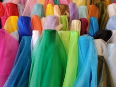 Sheer Crystal Organza Fabric – 58″ Wide by the Yard