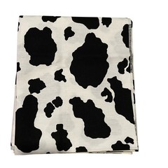 45×35 Cow Print Cotton Fabric Farmhouse
