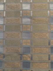 Over 1 Yard 51” X 53” Vintage Fabric Slate Blue Plaid Cotton Polyester Blend