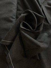 4 Yards Suit Fabric – Wool Blend Light Weight Dark Charcoal Gray – 60″ Wide
