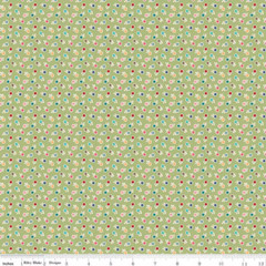 1/4 Yard 9×42 Riley Blake “Bee Dots” Lori Holt Kathy Lettuce Green Quilt Cotton