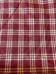 Wine Red/Burgundy Plaid/check upholstery fabric 54″ x 2.75 yards