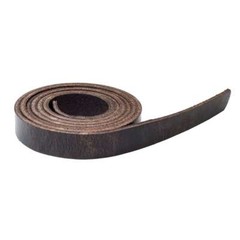 Vintage Chocolate 8/10oz Buffalo Belt Blanks Made by SLC 48″ to 55″ Long Strips