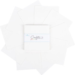 Confetti Cotton Solids Cotton 5″ Stacker 42 5-Inch Squares Charm Pack Riley Blak