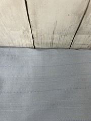Fabric Cotton Lt Blue Pinstripe Heavy 3 Yard 56″ Wide Quilt Sew Unbranded Washed