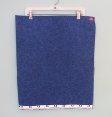 SHADES OF BLUE MARBLED COTTON FABRIC 1 YD