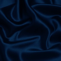 Dark Blue 100% Pure Mulberry Silk Fabric by the Yard