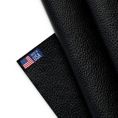 Marine Vinyl Fabric Outdoor Upholstery Pleather 1 Yard Black 36×54 Inch